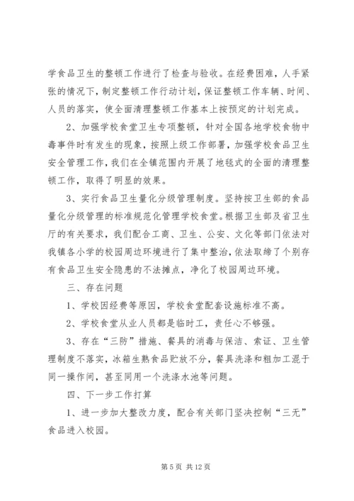 学校安全卫生的自查报告.docx