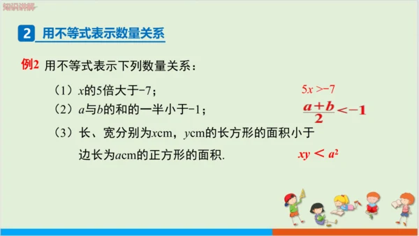 9.1.1不等式及其解集 教学课件--人教版初中数学七年级下