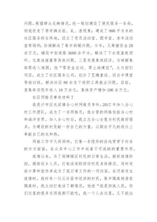 社区网格员事迹材料.docx