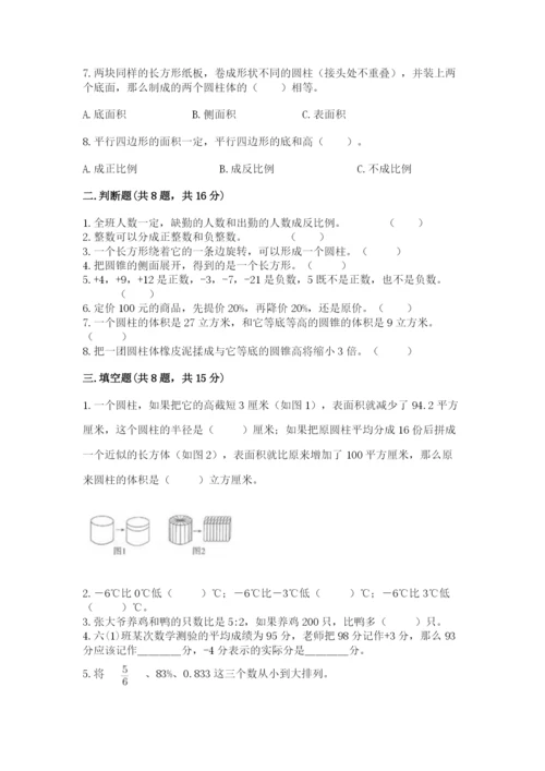 小升初数学期末测试卷完美版.docx