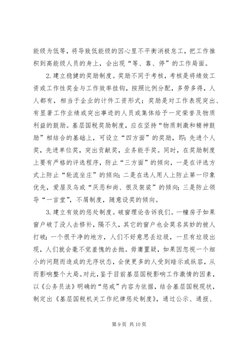 国税局人力资源管理工作调研报告.docx