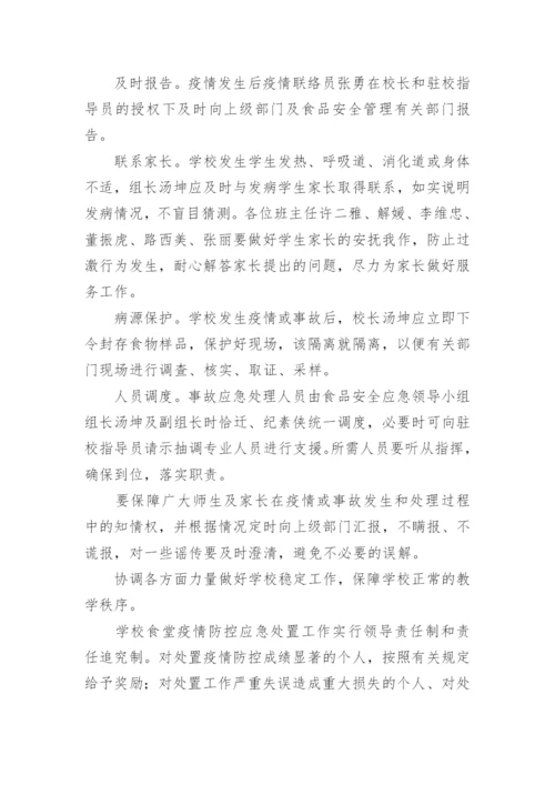 学校食堂疫情防控应急预案.docx