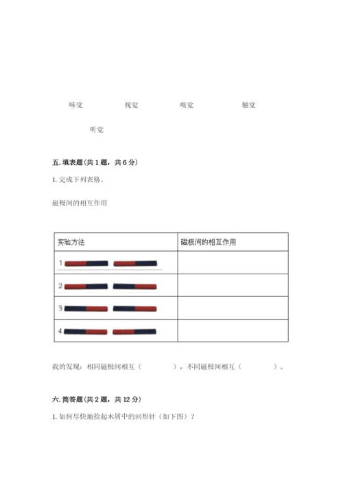 教科版二年级下册科学知识点期末测试卷【基础题】.docx