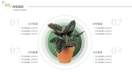七月你好芭蕉叶背景通用PPT模板