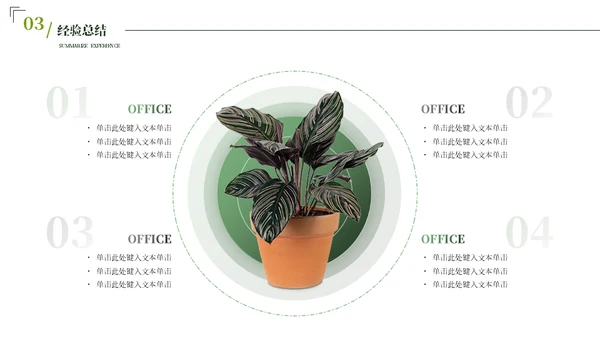 七月你好芭蕉叶背景通用PPT模板