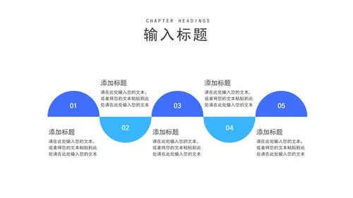 蓝色季度总结工作述职报告PPT模板