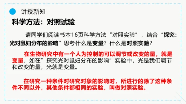 1.2.1生物与环境的关系课件2023--2024学年人教版生物七年级上册(共30张PPT)