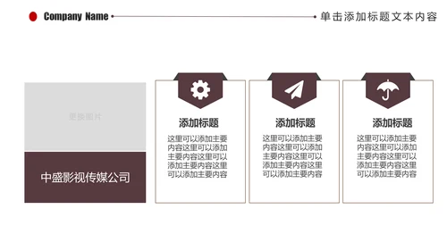 精美大气电影影视传媒ppt动态模板