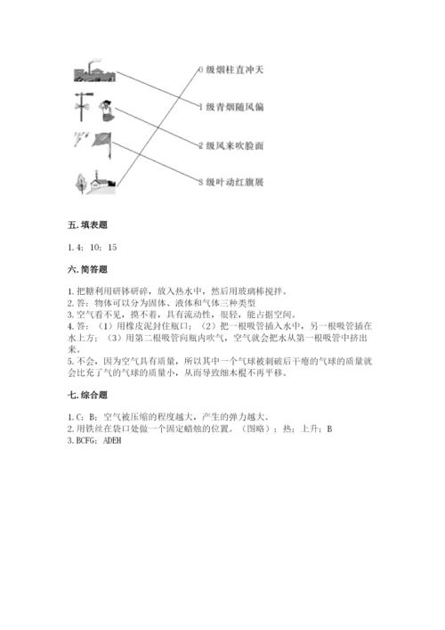 教科版小学三年级上册科学期末测试卷附参考答案（典型题）.docx