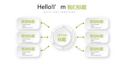绿色时尚医疗学术报告动态PPT