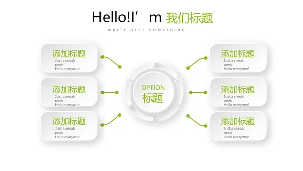 绿色时尚医疗学术报告动态PPT