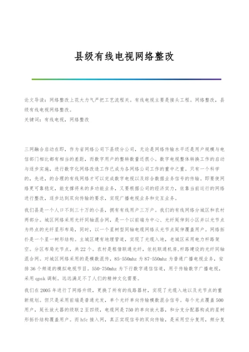 县级有线电视网络整改.docx