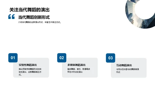 舞蹈领域的创新探索