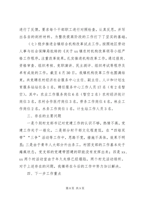 第一季度党建工作汇报材料.docx