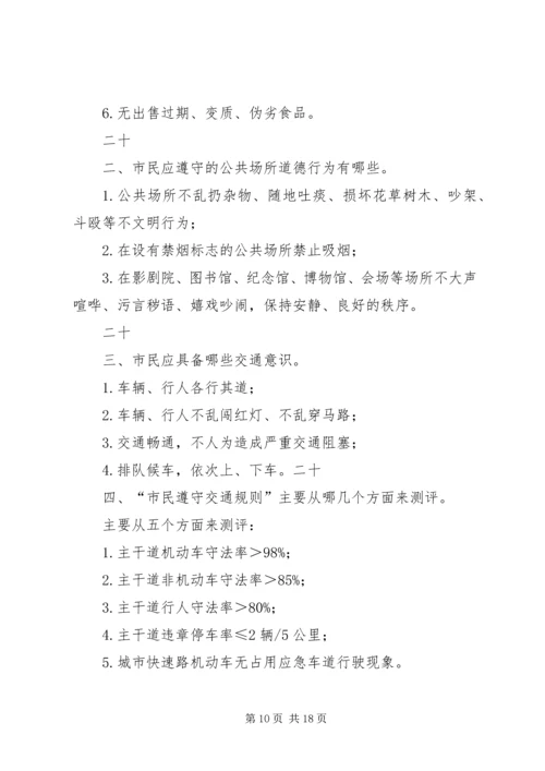 创建全国文明城市基本知识 (4).docx