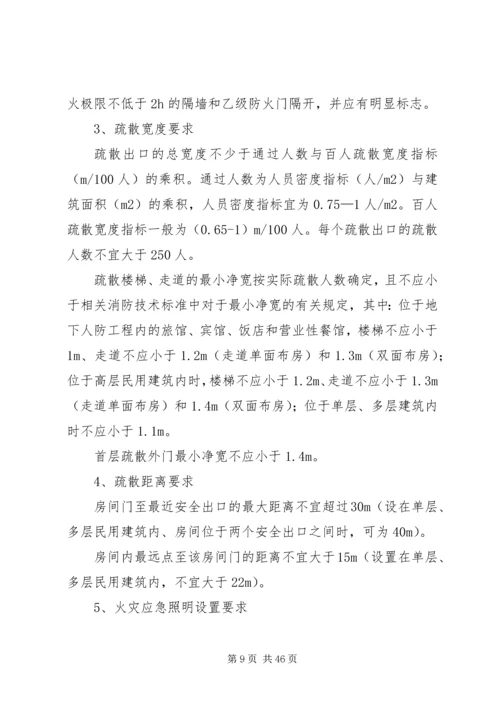 人员密集场合的消防安全措施.docx
