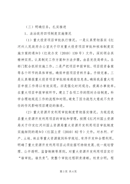 县政府自身建设工作情况报告.docx