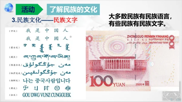 人教版地理八年级上册1.3《民族》课件（共25张PPT）