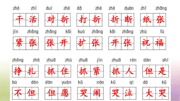 部编版二年级语文上册第八单元复习课件