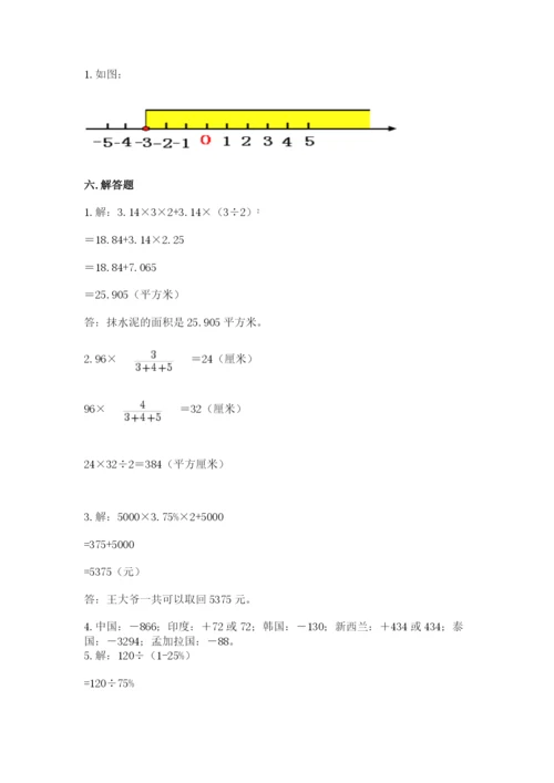 北师大版小学数学六年级下册期末检测试题附答案（培优b卷）.docx