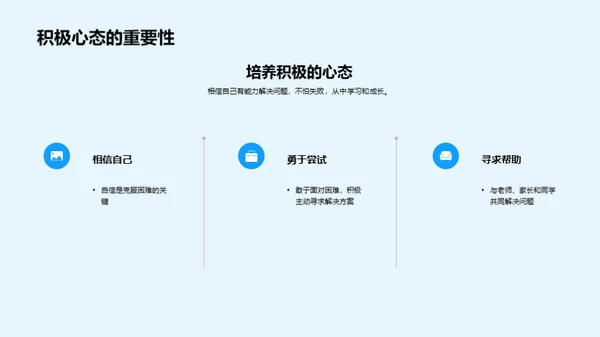 挑战学习难关
