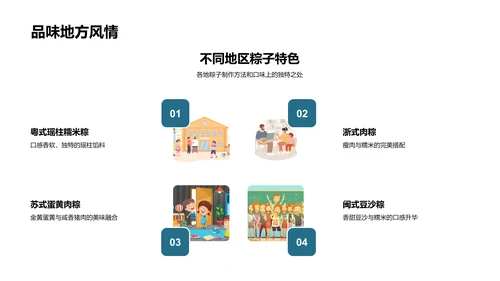 端午粽子制作课程PPT模板