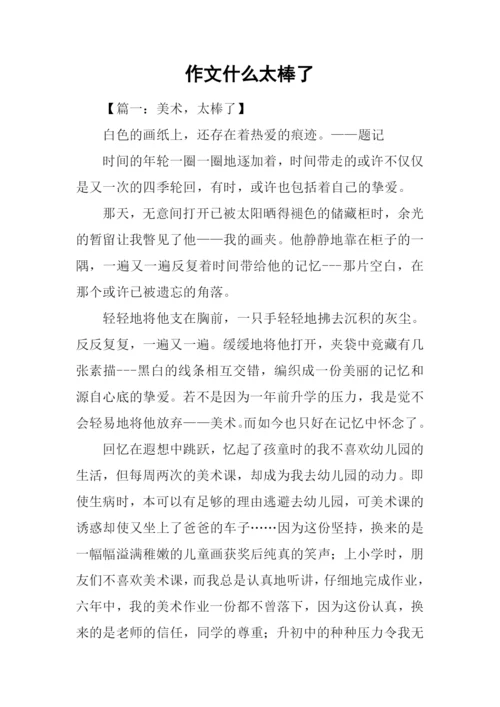 作文什么太棒了.docx