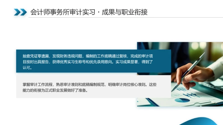 会计学专业大学生职业生涯规划发展展示(审计师方向)