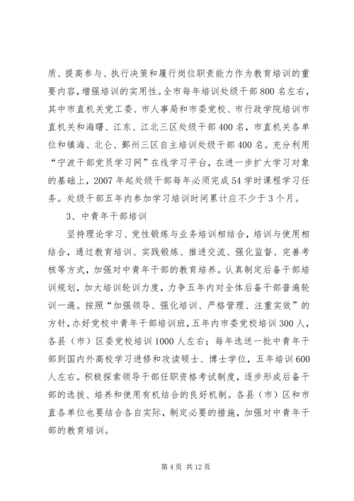 干部教育培训计划 (13).docx