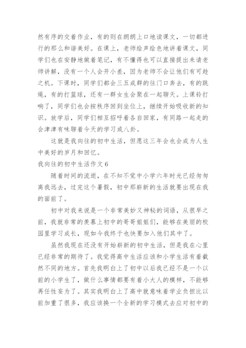 我向往的初中生活作文.docx