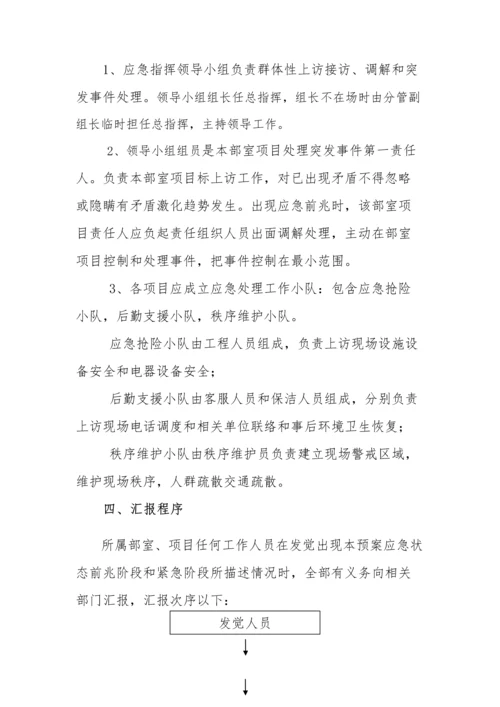 物业公司群体上访事件应急专题预案.docx