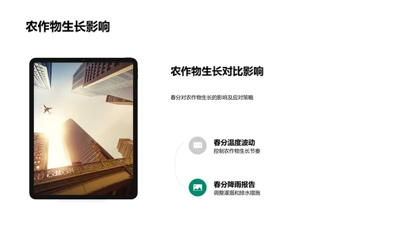 春分农事应对策略PPT模板
