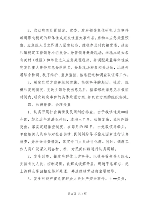 镇维稳工作预案.docx