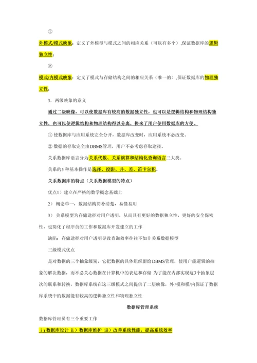 2023年数据库原理知识点总结精华.docx