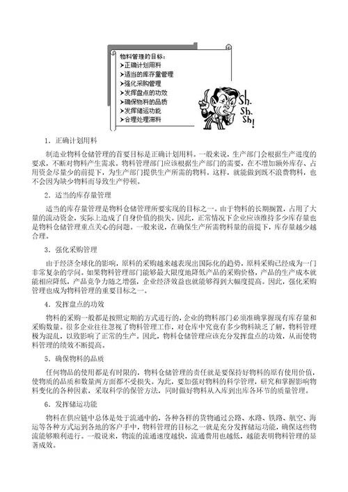 高效的制造业物料与仓储管理培训课程documentX67页