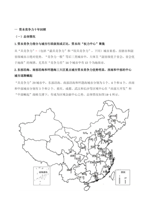 城市金融资本竞争力.docx