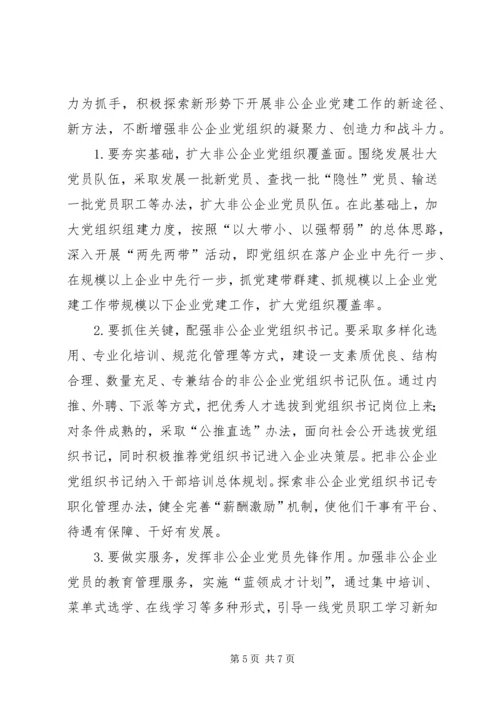 新形势下非公企业党建若干问题的思考 (4).docx