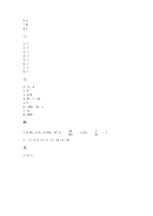 最新苏教版小升初数学模拟试卷含答案【b卷】.docx