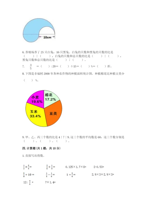 小学数学六年级上册期末考试试卷附答案【培优】.docx