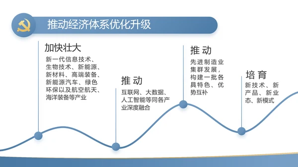 蓝色简约大气党支部工作专题PPT动态模板