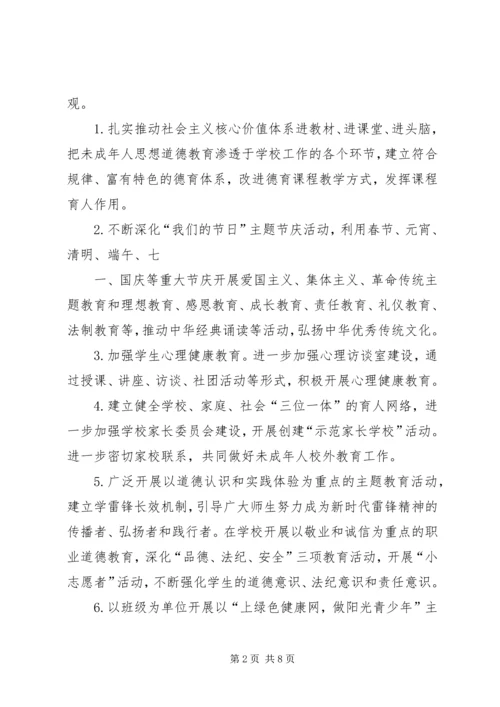 邢邑镇中心校创建文明城市实施方案.docx