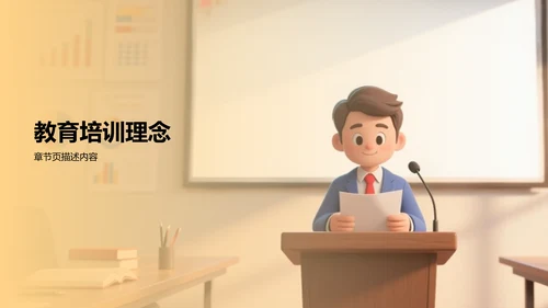 黄色3D风入职自我介绍PPT主题