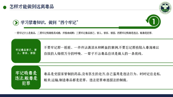 国际禁毒日珍爱生命远离禁毒教育模板