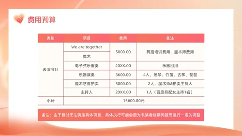 橙色弥散风渐变爱心感恩节活动策划动态PPT