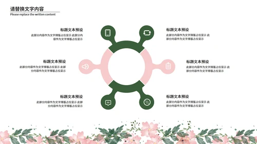 小清新总结汇报PPT模板