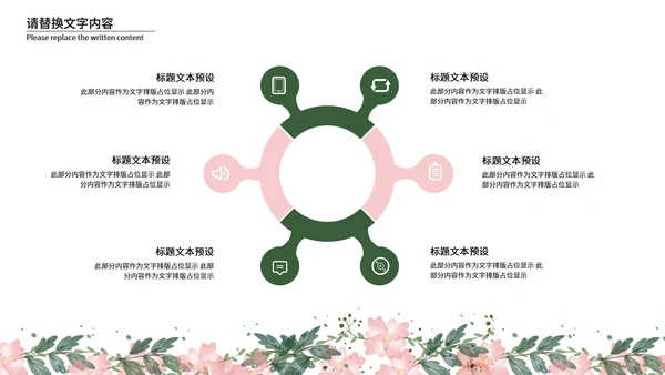 小清新总结汇报PPT模板