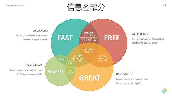 多彩简洁现代风格公司简介商务PPT模板