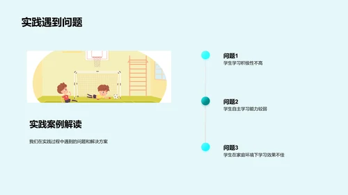 翻转课堂实践效果PPT模板