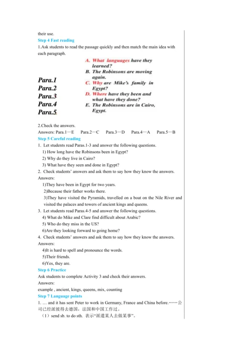 Module 2 Unit 2教学详案