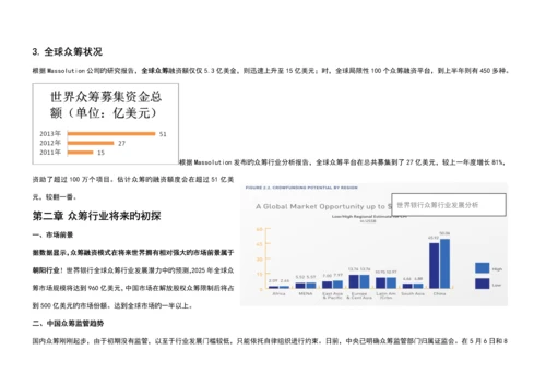 众筹融资行业研究报告.docx